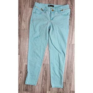 Lee Womens Size 2 Medium Gold Label Aqua Blue Green Denim Jeans